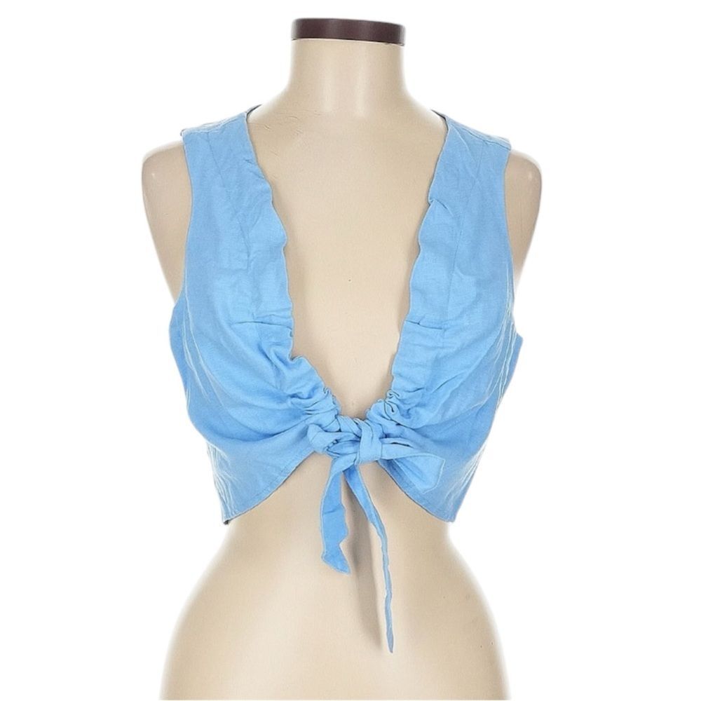 Abercrombie & Fitch Light Blue Vest Top